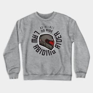 Law Abiding Rider Black Crewneck Sweatshirt